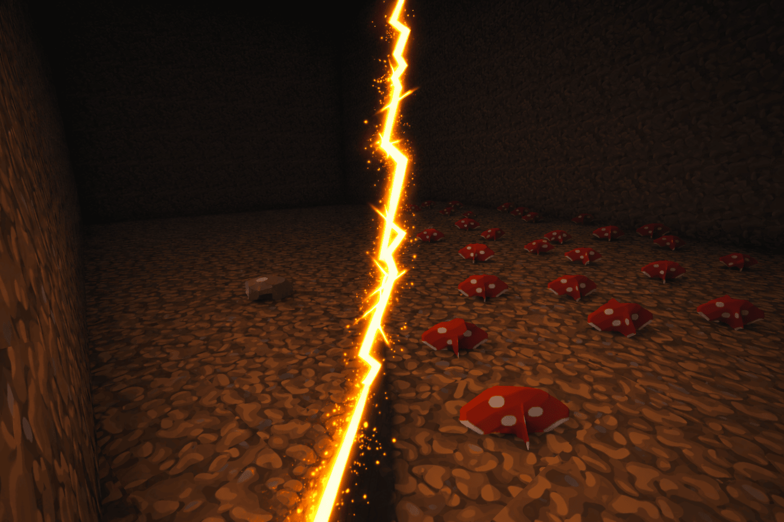 Farm à Champignon rouge